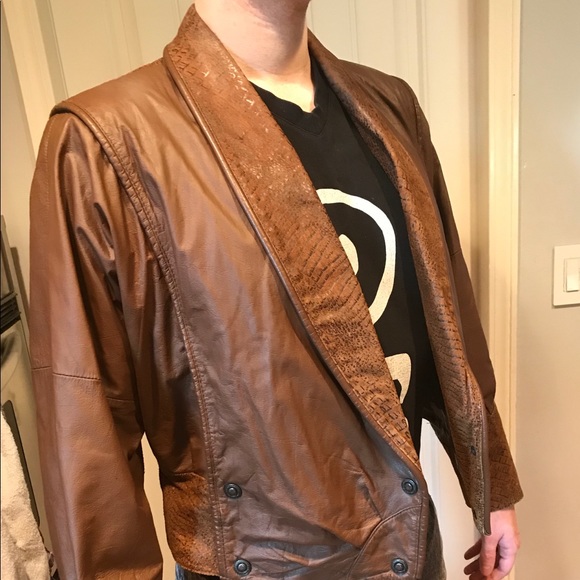 Brown Leather g4000 Jacket - Picture 8 of 8